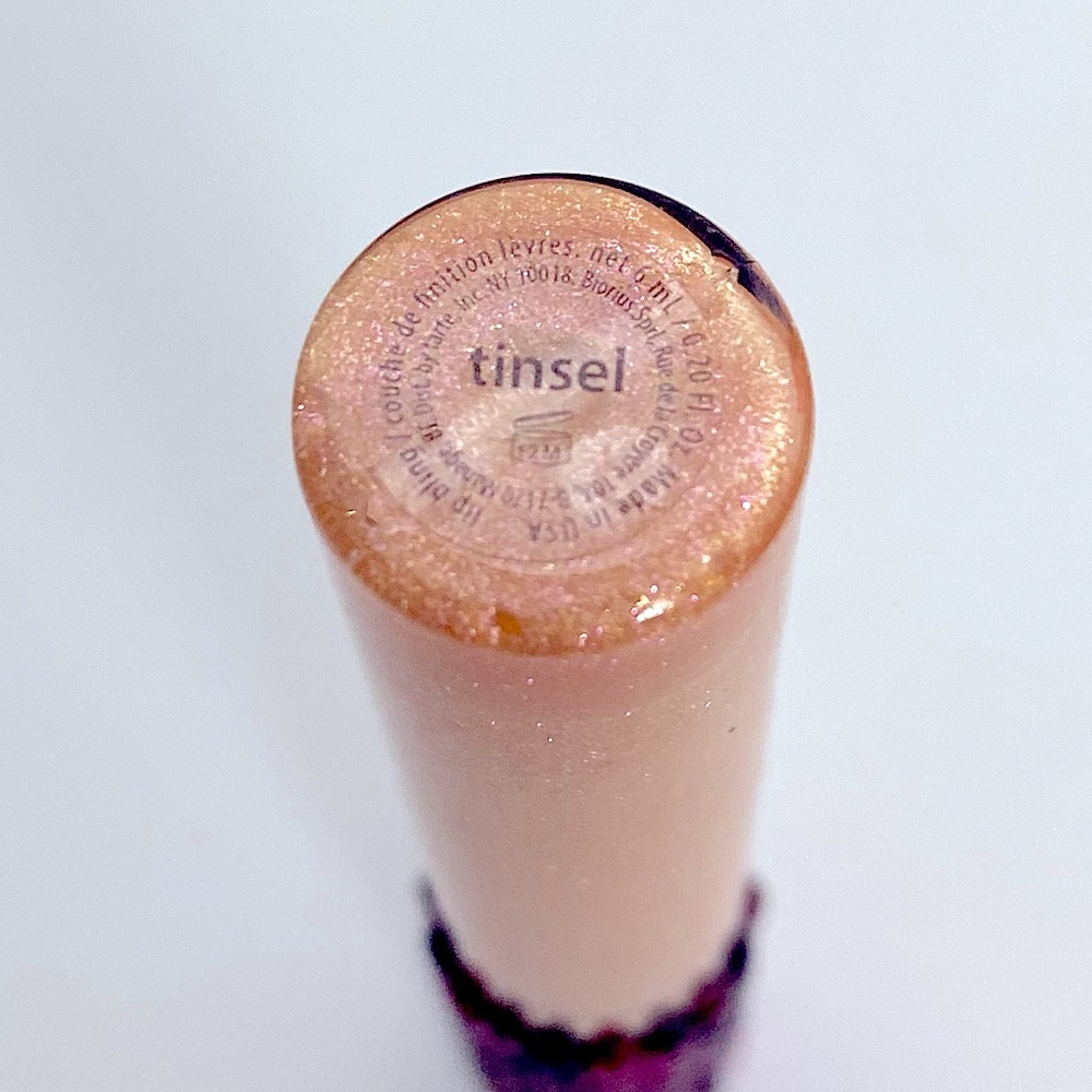 Tarte Tarteist Bedazzled Lip Paint Sparkly Top Coat Transparent Gloss “Tinsel” - Picture 6 of 6